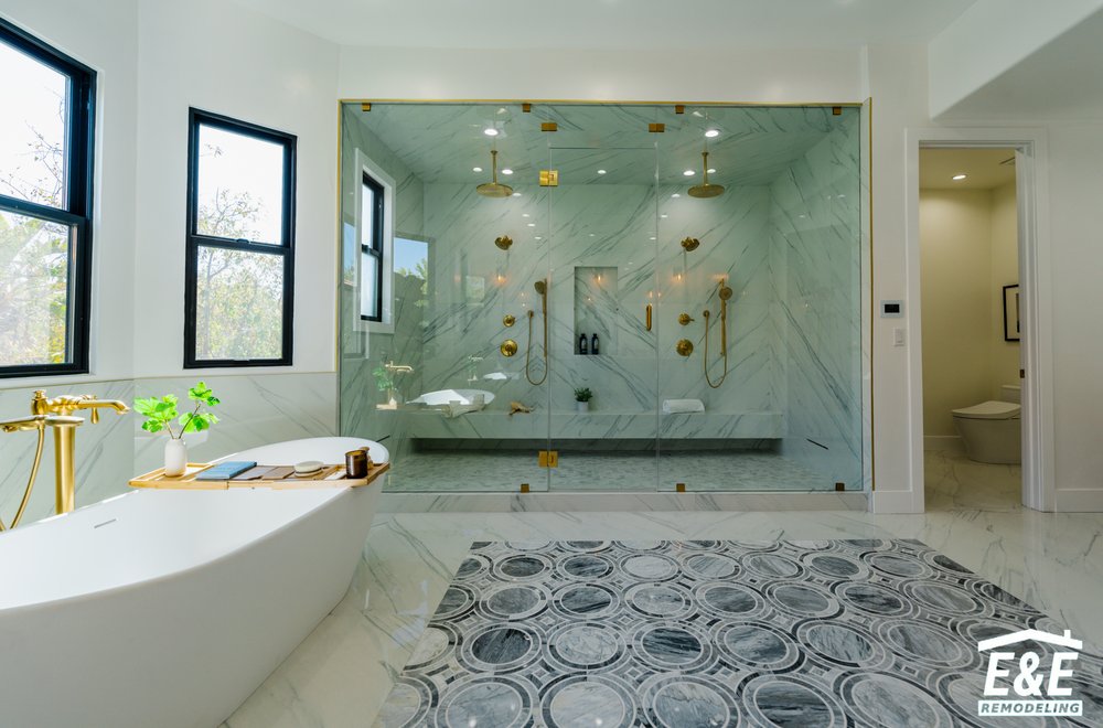 Completed remodel by E&E Home Remodeling